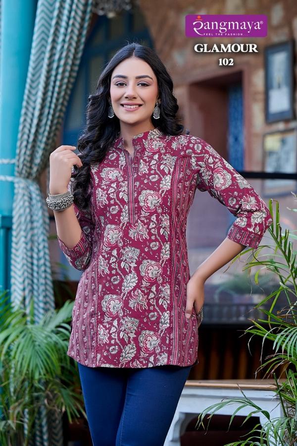 Rangmaya Glamour Cotton Ladies Top Collection